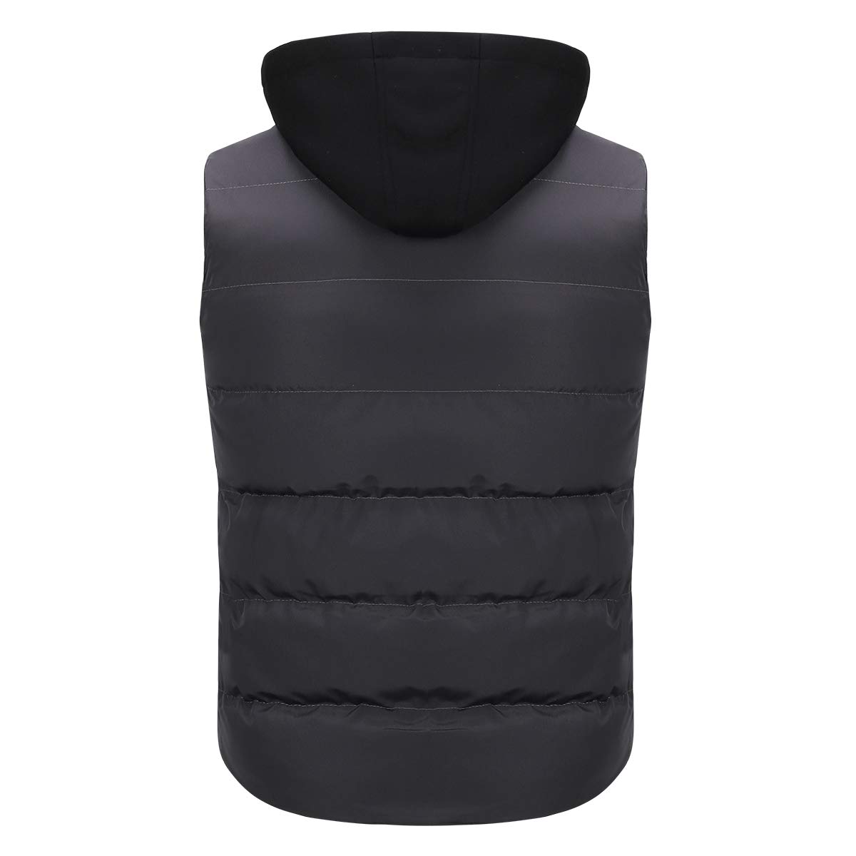 YOUTHUP Hombre Chalecos Exteriores con Capucha En Invierno Abrigo sin Mangas para Hombre