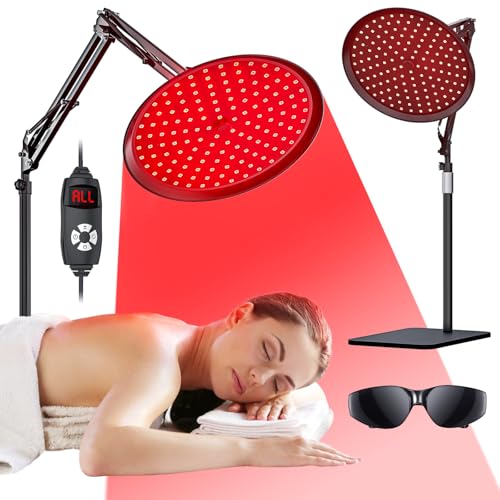QRQ Red Light Therapy Lamp for Face & Body