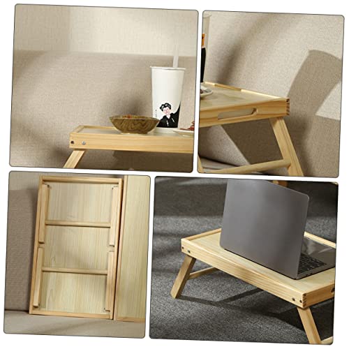 Table pliante simple pour ordinateur portable et bureau compact de chambre DOITOOL - 6