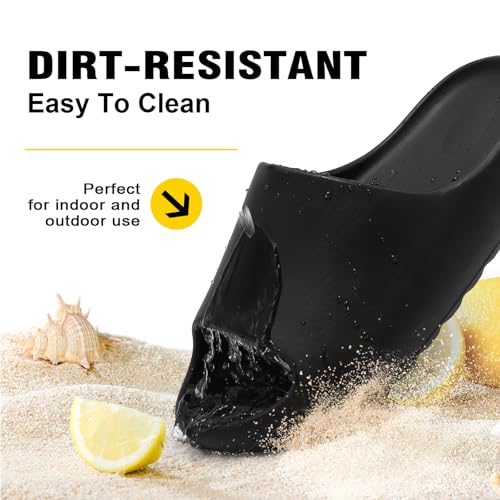Cloud Slides for Women and Men, Comfort Platform Lightweight Slippers Slides, Unisex Foam Shower House Slippers, Summer Open Toe Sandals for Indoor and Outdoor2