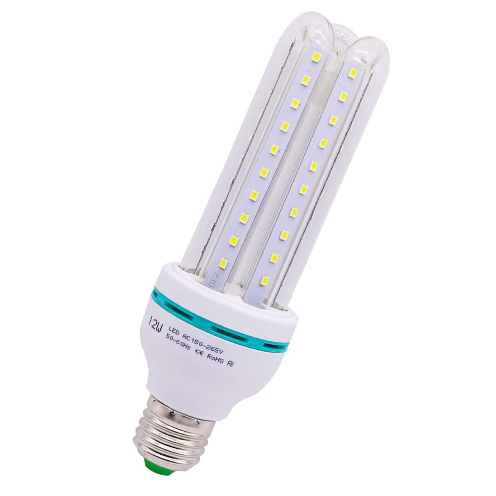 Xindaxin® - Bombilla LED de bajo consumo (no regulable, casquillo E27, bajo consumo de energía, luz blanca fría 6000 K, intensidad no regulable, 20 unidades)