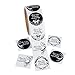 1 Roll ~ Thank You for Sharing Our Special Day Stickers ~ Approx. 1.5" ~ 100 Round Stickers ~ Black & White ~ New / Shrink-wrapped