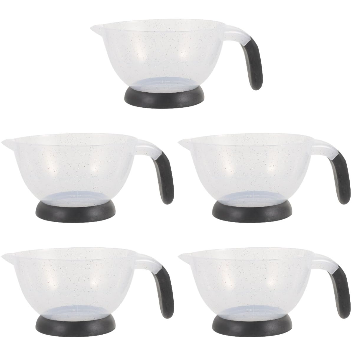 VALICLUD 5stücke Hair Dye Mixing Bowl Mit Saugnapfbasis Professionelle Färbeschale Silikon Einfach Zu Reinigen Für Diy-haarfärbung Im Salon Hause