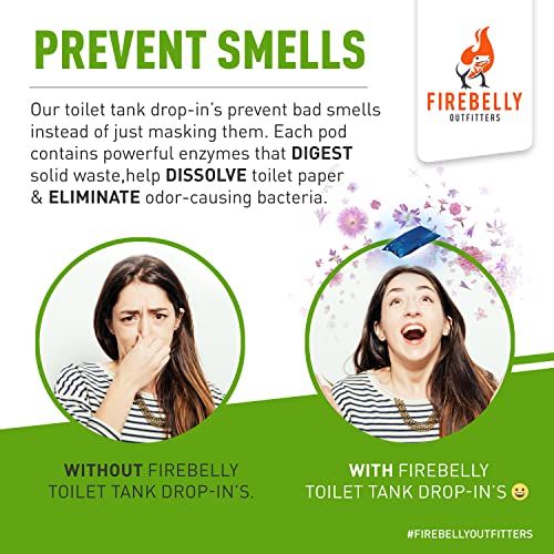 Rv Holding Tank Deodorizer + Septic Tank Treatment + Cleaner - 20 Packets, Mulberry – Sewer Solution, Marine Camper Portable Toilet Chemicals, Odor Eliminator, Formaldehyde Free, Usa #TOP2