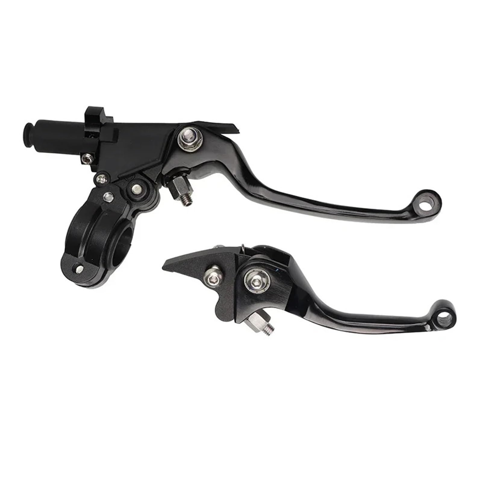 Wnftyske Black Motorcycle Brake Clutch Lever Pivot Levers 7/8'' 22Mm Motorcycle Foldable Adjustment Handlebar Brake Clutch Levers Drum Handle For Dirt Pit Bike Access