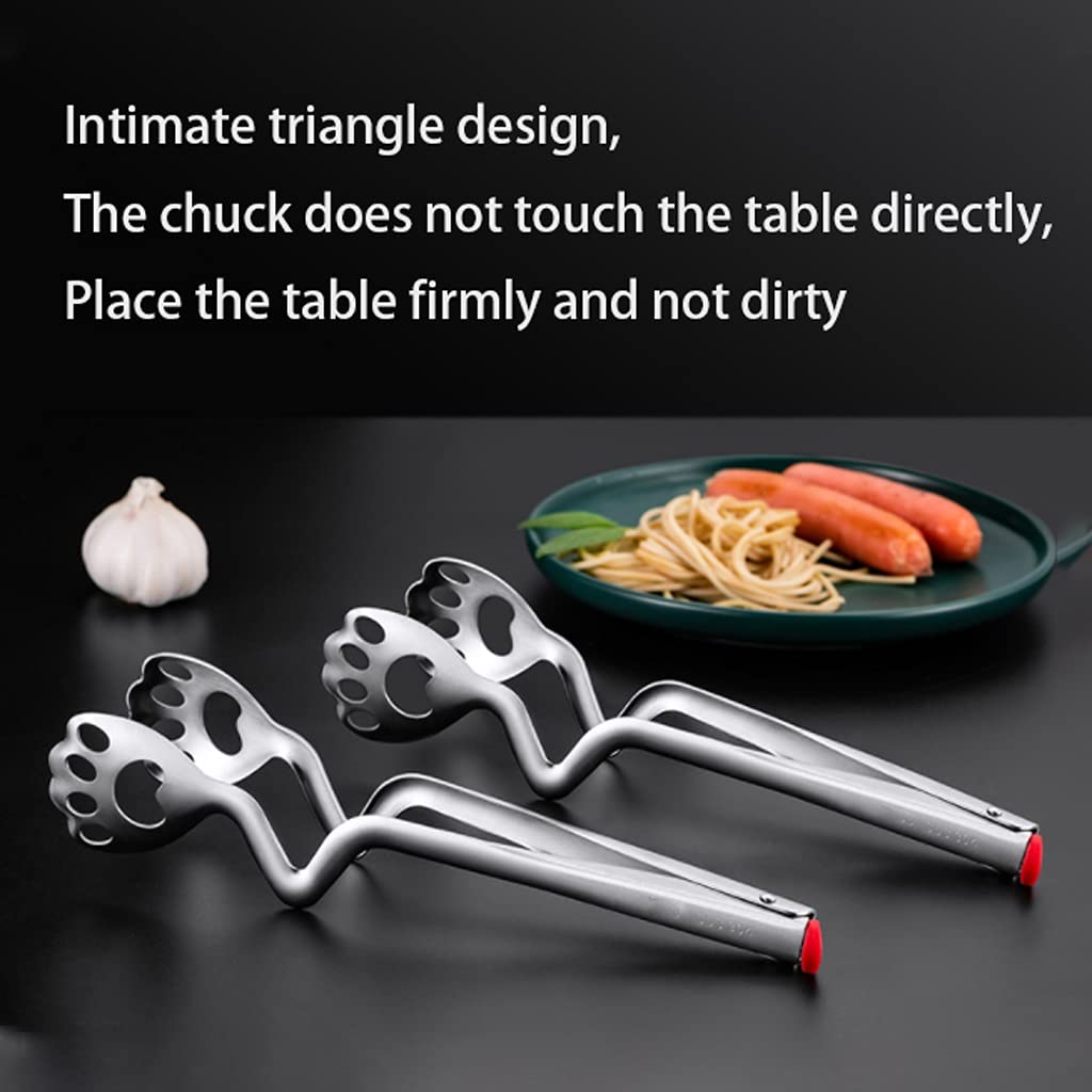 Pinces de Cuisine en Acier Inoxydable pour salades, grillades, Barbecue, Service de salades et fritures
