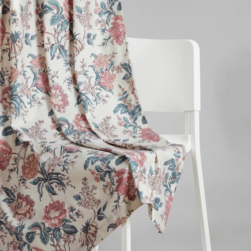 Image of haus & kinder Digital Printed Cotton Window Curtain 5 Feet Long Pack of 1 Window Curtain, 5 Feet Curtain for Window (Canyon Bloom, Multi 130x152 CM)