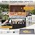 MAGIC UNION 4-Burner Heavy Duty Rolling Flat Top Propane Gas Griddle, Portable Griddle on Cart with Hood & Foldable Side Shelves, 32000 BTU 455 sq.in, for Outdoor Cooking, Camping & Tailgating
