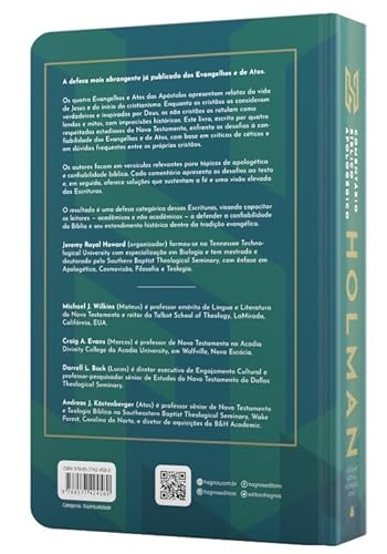 Comentário Bíblico Apologético Holman - Evangelhos e Atos