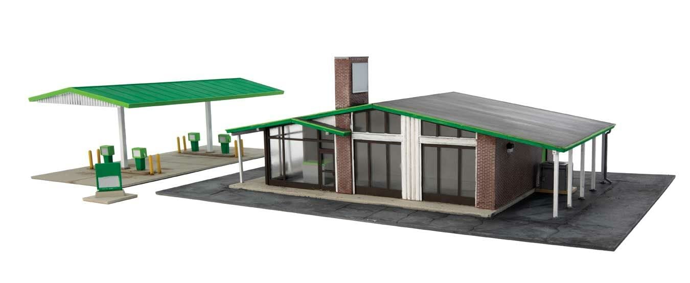 Walthers Cornerstone 933-3011 Gas Supply Building Kit - Maquette Bâtiment Échelle HO