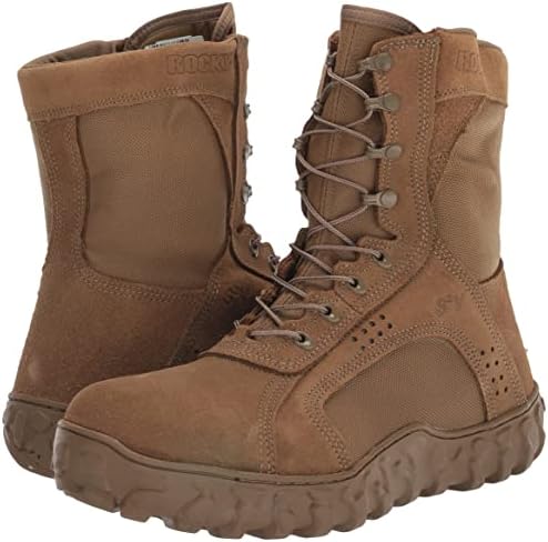 Rocky Men's 8 Inch S2v Protective Toe 6104 Steel Toed Work Shoe,Coyote Brown,12 M US | Image 6