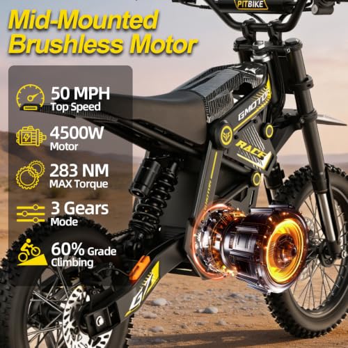 MEYZONKT 4500W Electric Dirt Bike