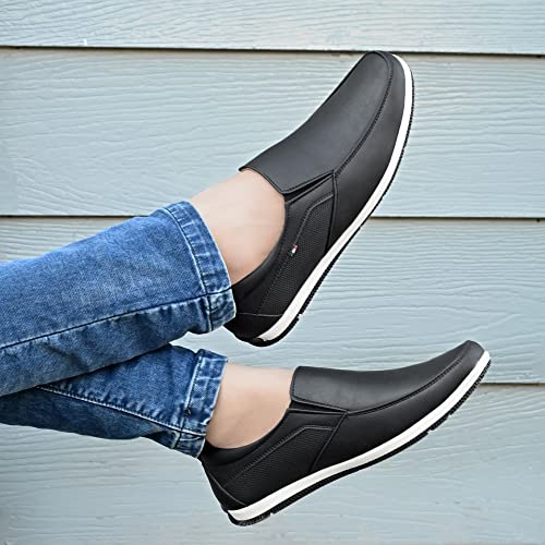 Image of Centrino Stylish Sneakers for Man | Shoes for Men Casual | Trendy Lightweight Lace-Up Canvas Shoes | Cushioned Insole | Breathable Comfortable Walking Shoes for Men | Anti-Skid Sole | Mens Shoes Daily (5650)