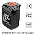 VANON AEBOREN Replacement for Black and Decker 40V Max Lithium Battery 4.0Ah 36V LBXR36 LBX2040 LBXR2036 LST540 LCS1240 LBX1540 LST136W,1-Pack