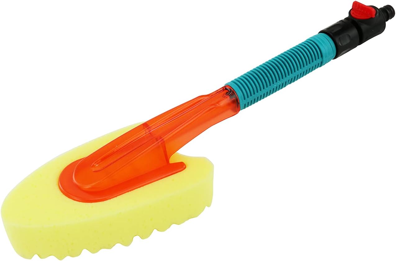 Safety 3 SSS-1 Watering Cleaning Sponge, Directly Connected to Hose, Brush, Can Be Stopped at Hand, Cleaning Farm Equipment and Car
