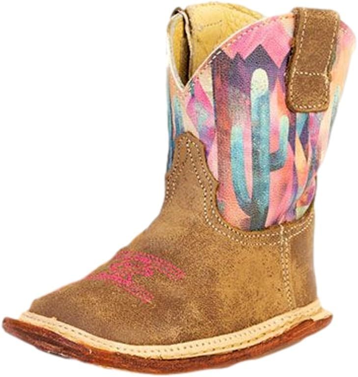 Tin Haul Western Boots Girls Cactita Leather Brown 14-016-0007-1745 BR