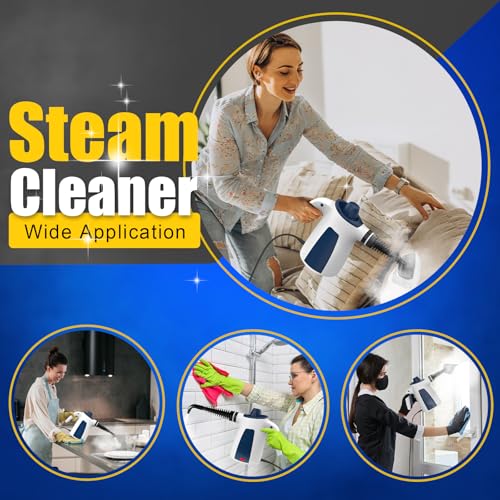 Hand Held Steam Cleaner, Portable Steam Cleaners, Steam Cleaner Handheld, Comes with 12-Piece Accessories for Multi-Surface Stain Removal, Perfect for Stain Removal, Car, Sofa, Floor, Bathroom, Window - Image 9