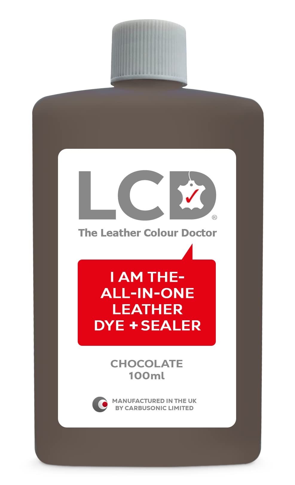 LCD All-in-One Leather dye & Sealer - Repair & Restore Paint, Permanent Colour for Sofas, Shoes, Handbags, Clothing, self Sealing 100ml by The Leather Colour Doctor (Grey) — view 27