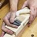 KAKURI Japanese Block Plane for Woodworking 42mm, Aogami Blue Steel No.2 Blade, Professional Hand Planer Tool, Made in JAPAN
