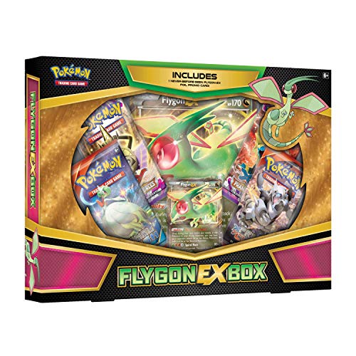 Pokemon TCG: FLYGON-EX Box -4 Booster Packs with A Foil Promo Card and 1 Special Oversize Card