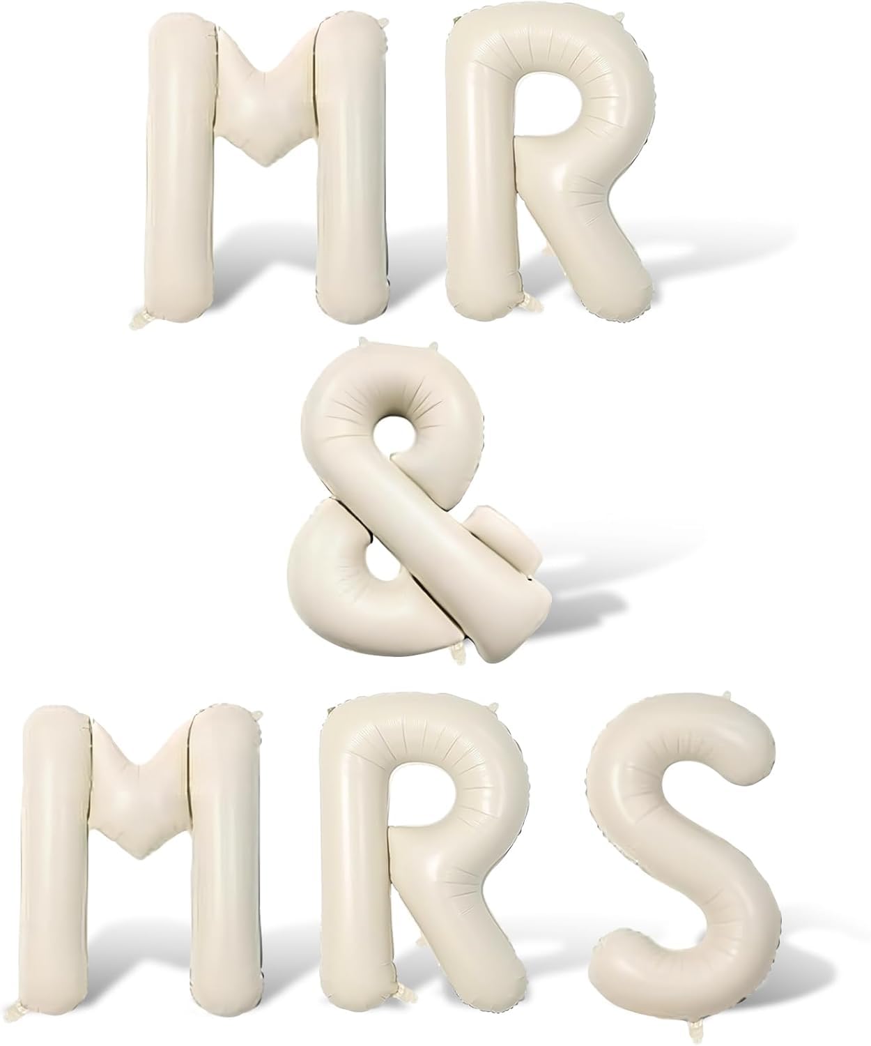 Ballons Blancs De 101,6 Cm Avec Nœuds Bleus Pour Enterrement De Vie De