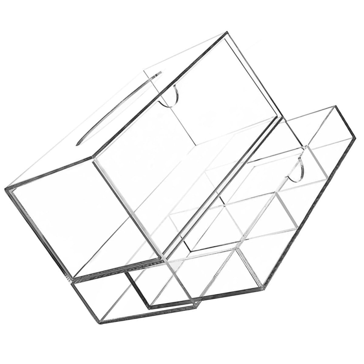 SOIMISS Transparente Acryl Aufbewahrungsbox mit Deckel, Mehrzweck