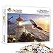 Puzzle 1000 Teile -Leuchtturm Adler Puzzle- Puzzle 1000 Teile Für Erwachsene Puzzle-Spiele Für Kinder Erwachsene Spielzeug Buntes Erwachsenenpuzzle Mit Kräftigen Farben-38 * 26Cm