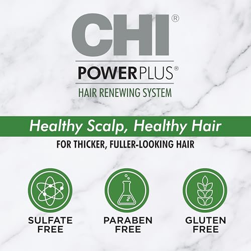 CHI Powerplus Nourishing Conditioner, Hair Renewal System For A Healthy Scalp, Relieves Tightness & Dryness, Strengthens & Protects Against UV, 32 Oz - image 3