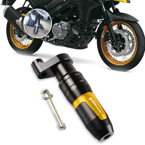 KAGEFUNE For Vストローム V-Strom 650 Vストローム V-Strom DL 650 Vストローム V-Strom 650XT 2025 用 バイク用 CNCアルミ合金アクセサリー マフラープロテクター エキゾーストスライダー フレー