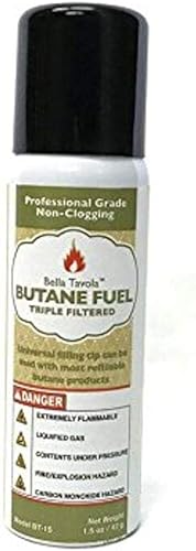 Bella Tavola BT-15 - Recipiente de combustible de butano, 1.5 onzas