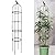 Anothera Garden Trellis for Climbing Plants, 6ft Rustproof Metal Pipe with Heavy Duty Plastic Coated, Garden Outdoor Indoor Potted Plant Support, Round Obelisk Garden Trellis for Climbing Vine?Black?
