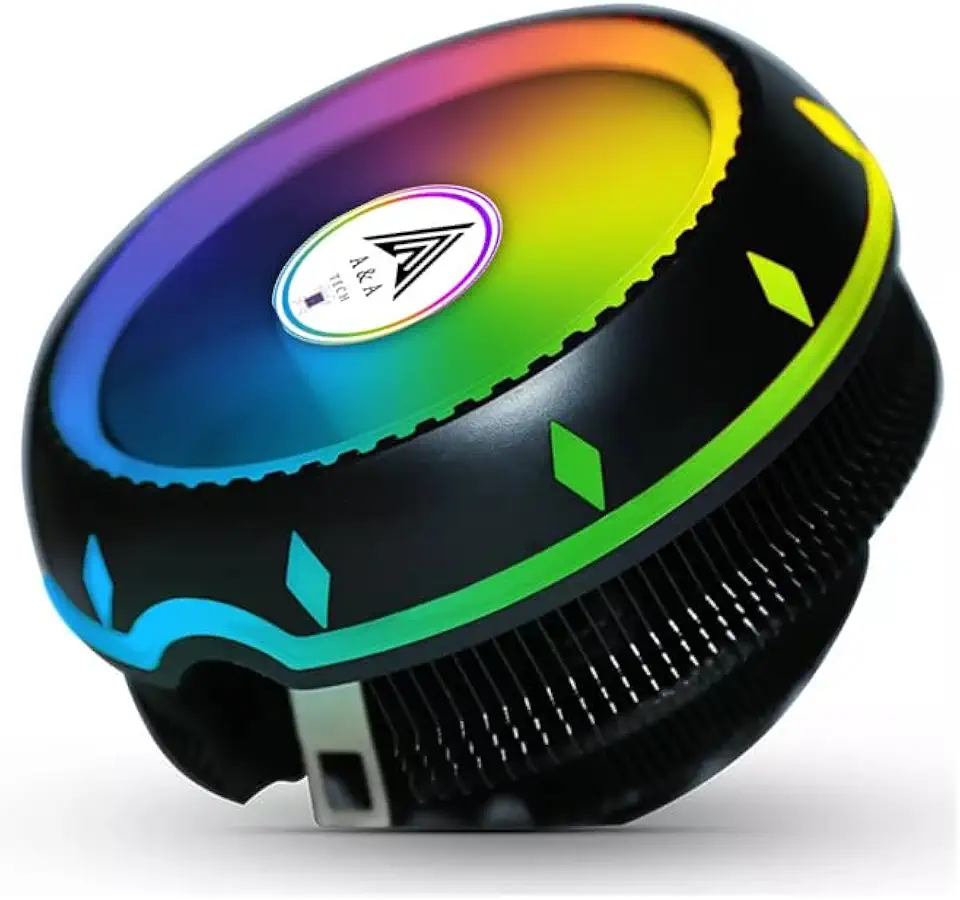 Air cooler cpu processador silencioso eficiente RGB