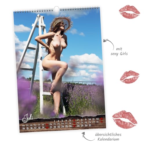 Trötsch Erotikkalender Land & Lust 2025: Erotikkalender Aktkkalender Erotik Kalender
