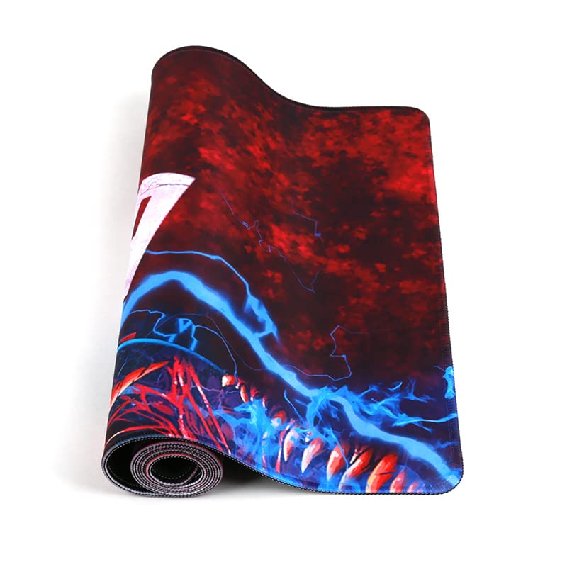 Image of Large Extended Long 700 x 300 mm Mouse Pad for Keyboard & Mouse | Water Resistant Anti Slip Surface Ideal for Office Home and Gaming Setup (Beast -2)