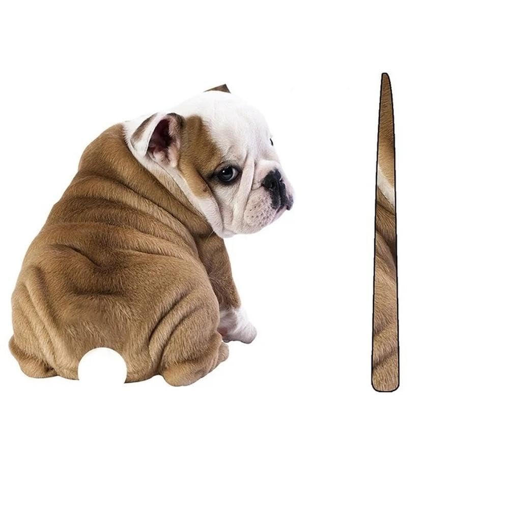 Window Car Stickers Bulldog Moving Tail Wiper Stickers for Rear Windshield Car Styling Auto Decoration