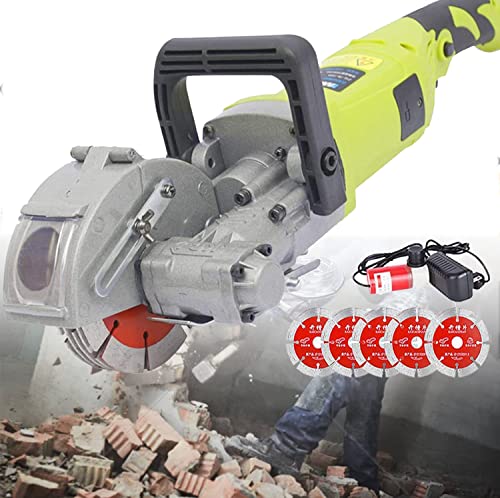 Elektryczna bruzdownica do muru, 4000 W, z 7500 obr./min, głębokość/szerokość rowka do 33 mm, zawiera 5 brzeszczotów
