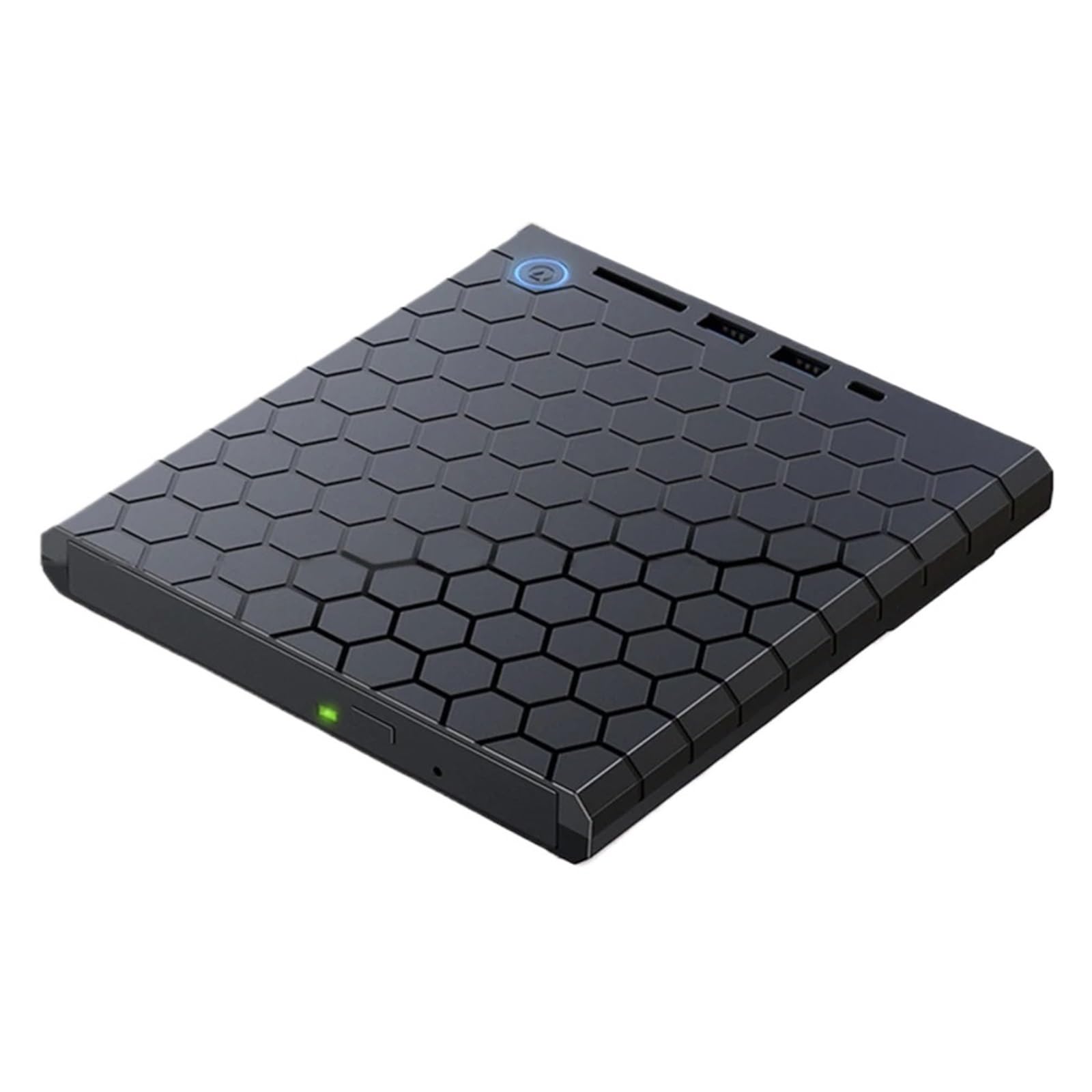 Graveur CD externe USB 3.0 haut debit avec lecteur de carte SD TF integre