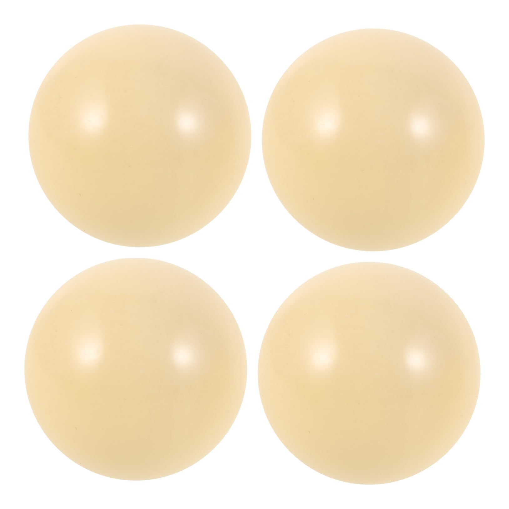 CORHAD 4pcs Standard Billiard Balls Durable Smooth Finish for Training and Practice for Beginners and Amateur Players for Pool and Snooker