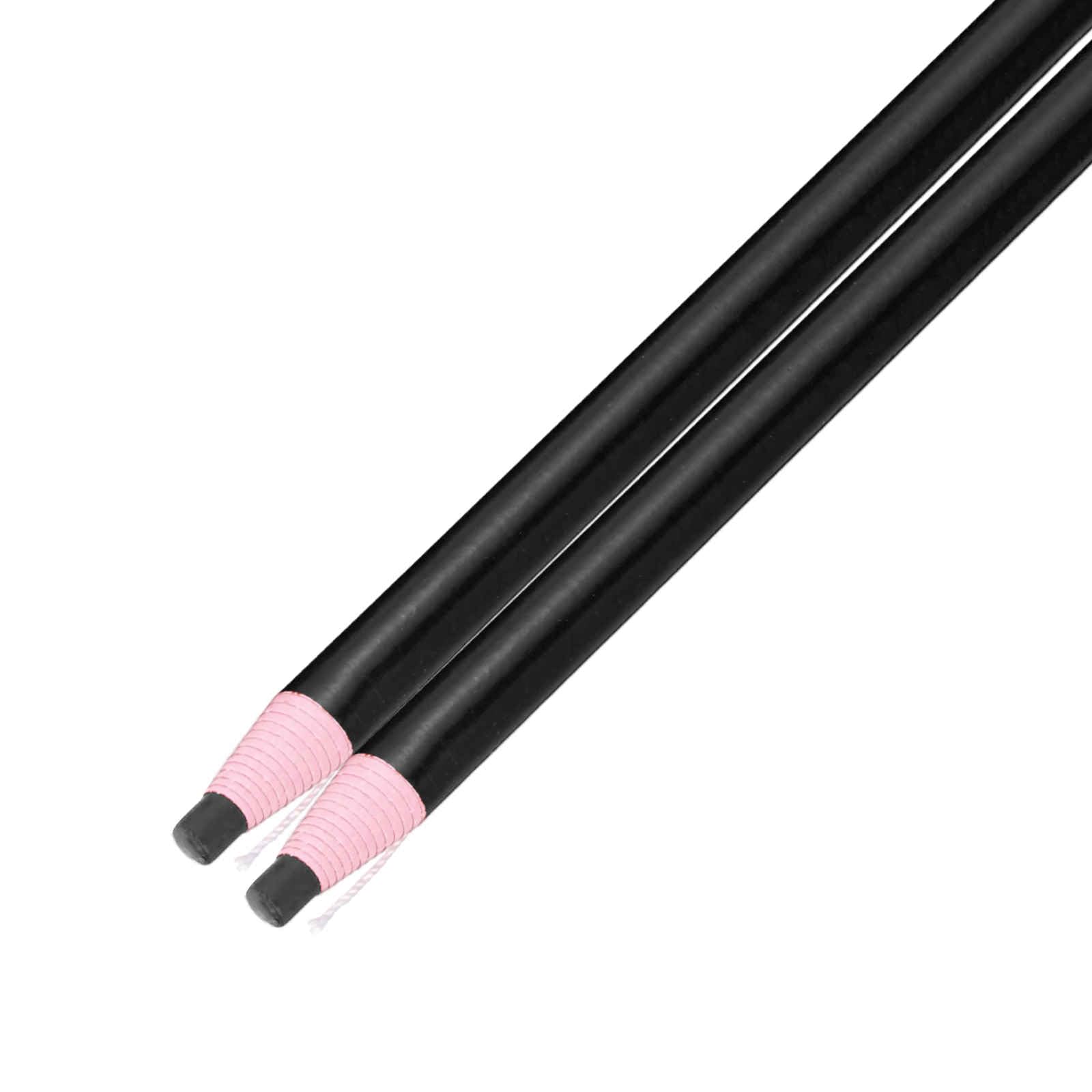 Photo 1 of MECCANIXITY 2PCS Peel-Off Grease Pencils, Color China Markers for Glass Metal Plastic Paper, Non-Sharpening Wax Pencils for Coloring Drawing Marking, Black