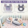 BZ SUN Baby Lounger Pillow, Portable Rest Nest Baby Bed, Multi-Functional Infant Lounger, Soft Non-Slip, Comfortable and Breathable, Tummy Time #1