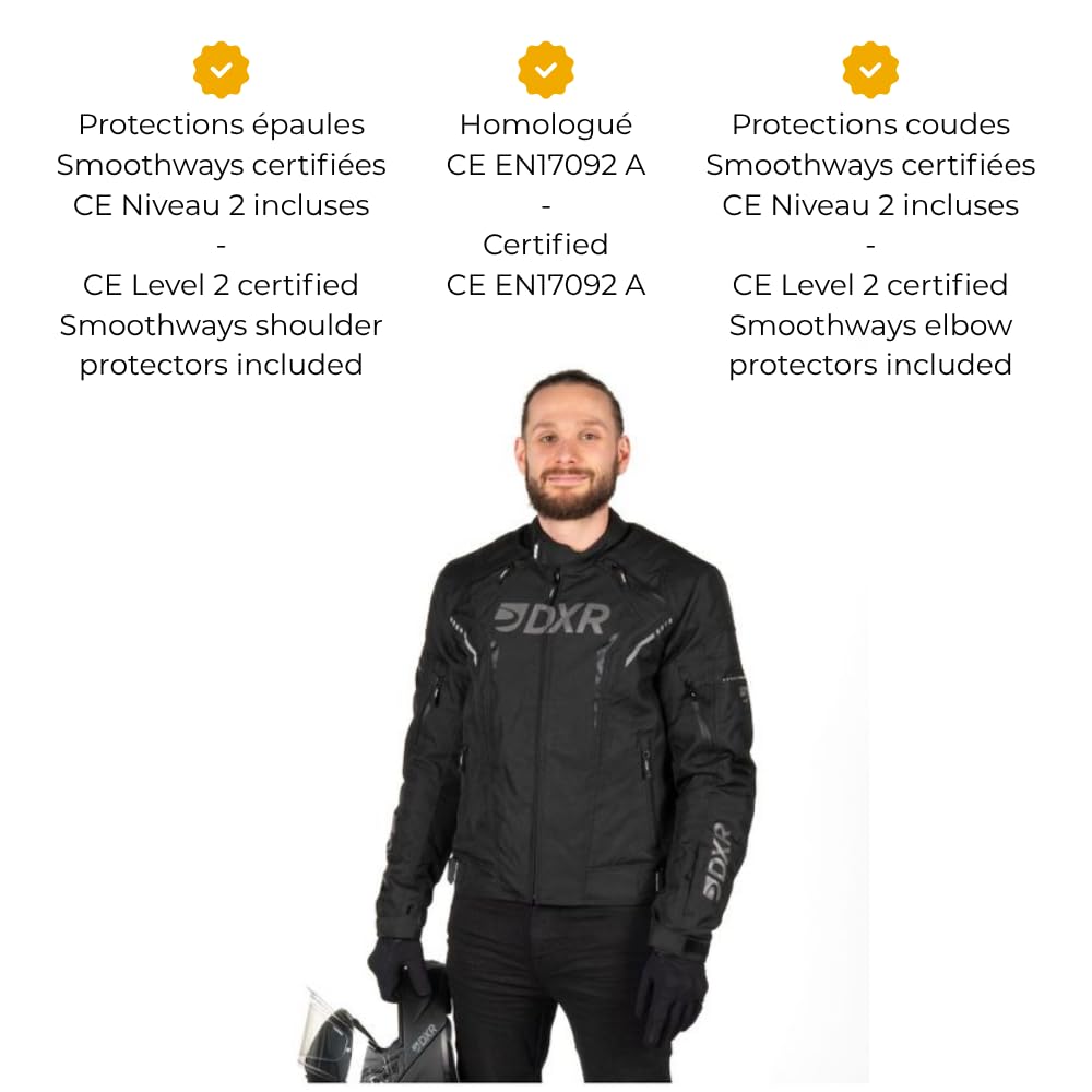 Blouson Moto SPARKER homme Homologué EN17092 A Toutes saisons L