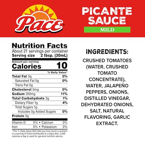 Image of Pace Mild Picante Sauce, 24 oz Jar