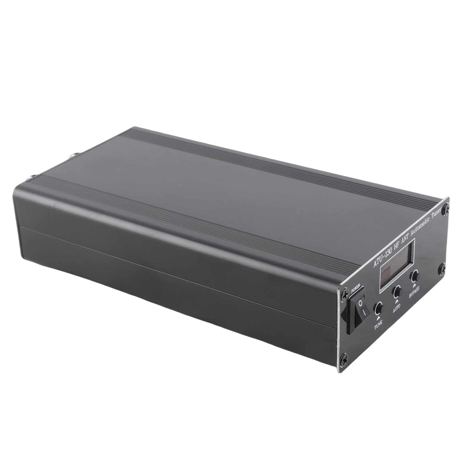 ATU 130 Miniaturowa Krótka Fala Automatyczna Tuner Antenowy 10 15 VDC OLED Display Aluminium Stopowa Skorupa 1,8 do 50 MHz