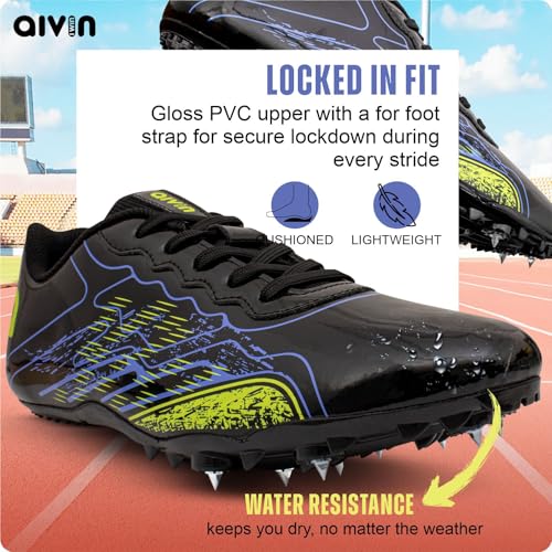 Image of Aivin Race Spike Running Shoes | Athletic Spikes Track & Field Shoes for Men | Sprint Spikes | Outdoor Running Shoes | Track and Field Shoes