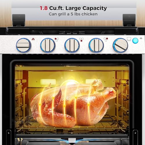 Camplux Enjoy Outdoor Life RGS21MSF Camplux Rv Stove Gas Range 21 Inches Tall thumb #3