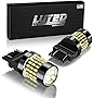 LUYED 2 X 900 Lumens Super Bright 3014 78-EX Chipsets 3056 3156 3057 3057K 3157 4157 LED Bulbs with Projector for Tail Lights Turn Signal Lights,Xenon White