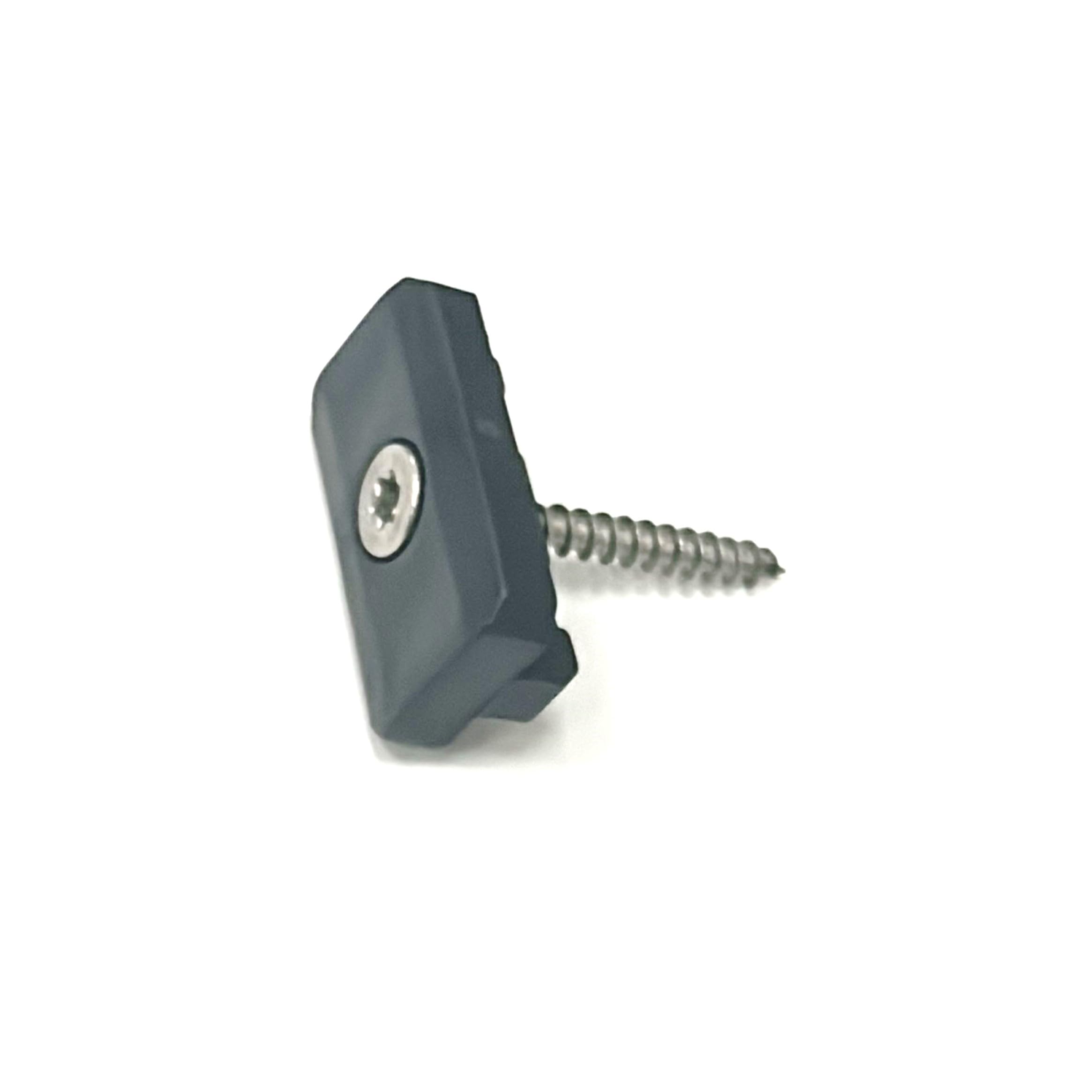 WPC Clips Befestigung Klammern Terrassendielen Montageclip 5mm Inkl. Schrauben + 20 Endclips kostenlos + 1 Bit (200)