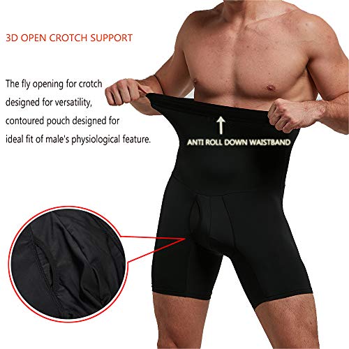 Men Tummy Control Shorts High Waist Slimming Body Shaper Compression Shapewear Belly Girdle Underwear Boxer Briefs4