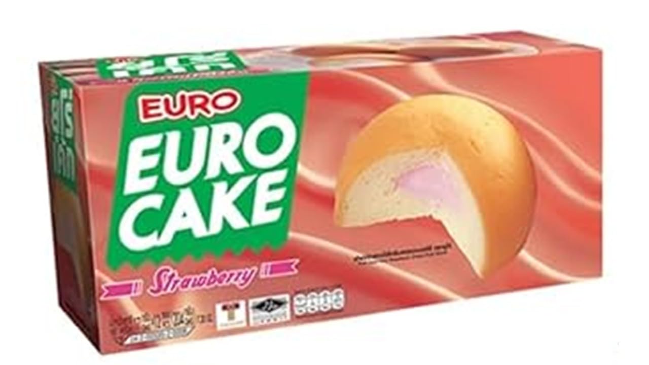 Updated Snack and Cake Group (2 PACKS, STRAWBERRY EURO CAKE)