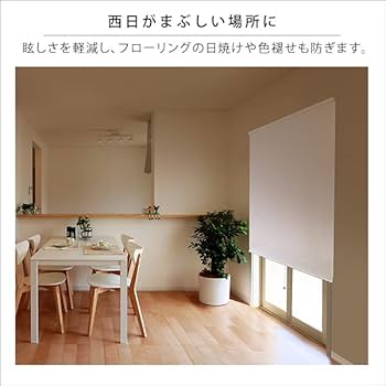 Amazon｜ホームテイスト 壁空け不要！つっぱりロールスクリーン